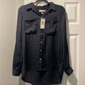 Michael Kors Brand New W/Tags Navy Blouse